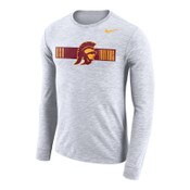 USC Trojans Men's Nike Tommy Head Slub Logo Long Sleeve T-Shirt